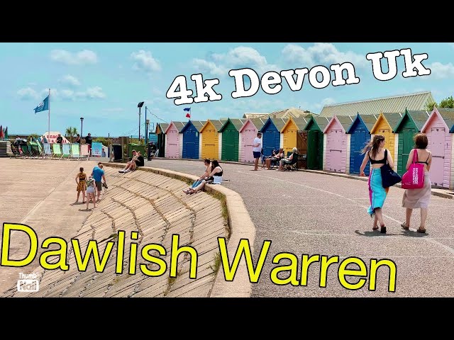 Dawlish Warren Beach 🇬🇧 4K Devon UK #beach #walkingtour #devon #uk