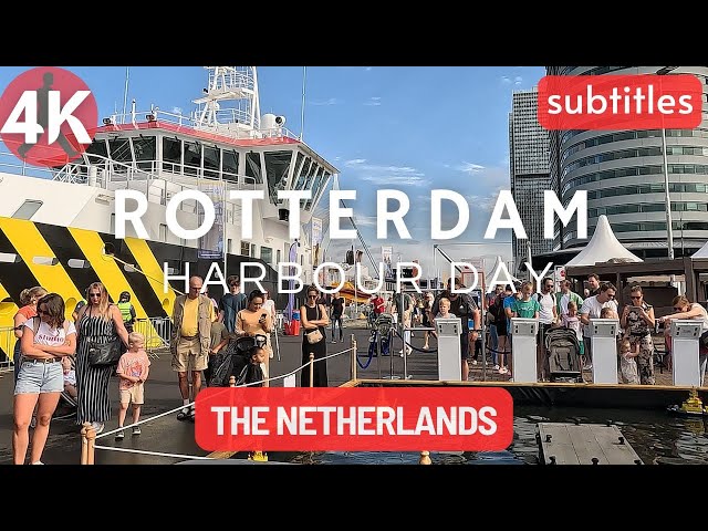 A Walk Through the Heart of the Port | Rotterdam Harbour Day in 4K