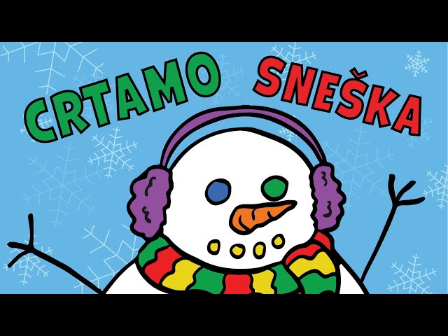 SNEŠKO // CRTALICA // KREATIVNI KUTAK // UČIMO CRTATI //