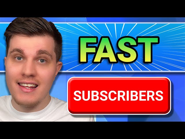 How to get subscribers on YouTube FAST! 3 proven tips!