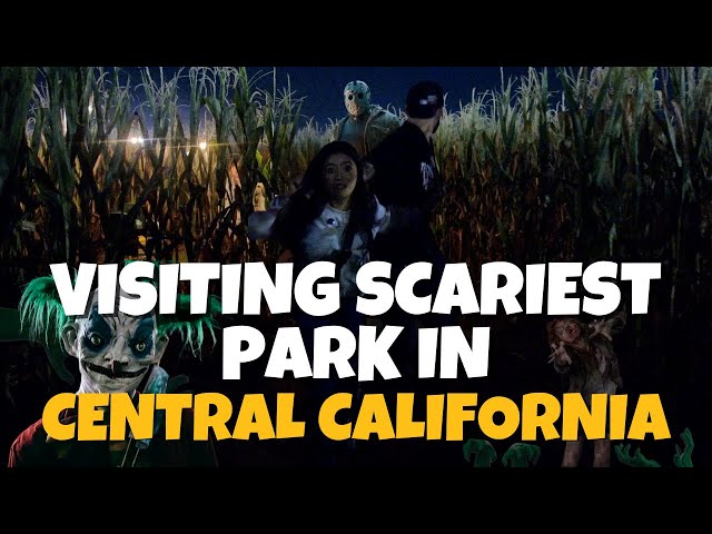 VISITING SCARIEST PARK IN CENTRAL CALIFORNIA 🙀🫨 | VOSSLER FARMS