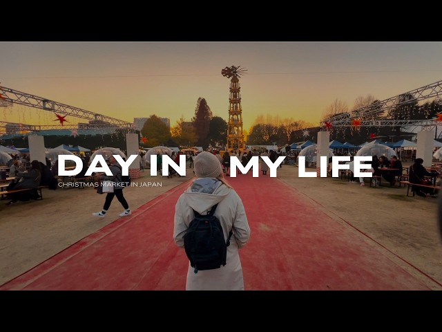 🇯🇵 A Day in Life of a Foreigner in Tokyo: A Christmas Market Adventure | Living in Japan