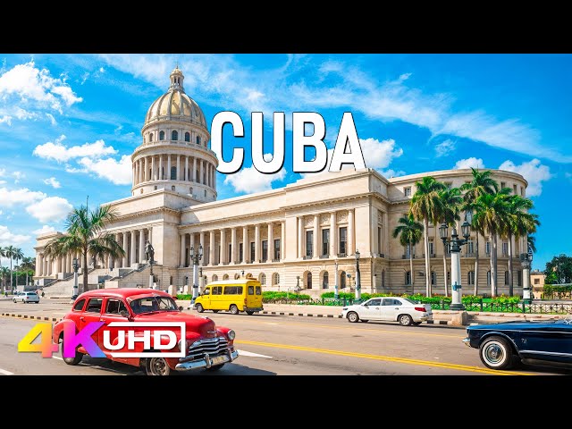 Cuba 4K UHD (60 FPS) - Colorful streets and stunning tropical beaches - Scenic Relaxation Film