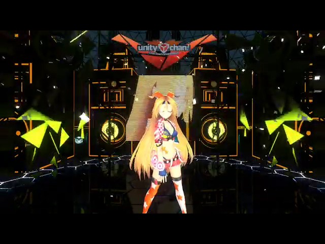 VR180 4K | unity-chan Candy Rock Star