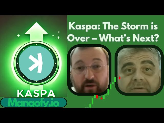 Kaspa The Storm is Over – What’s Next? let's find out together . Charles and bitboy overwhelmed