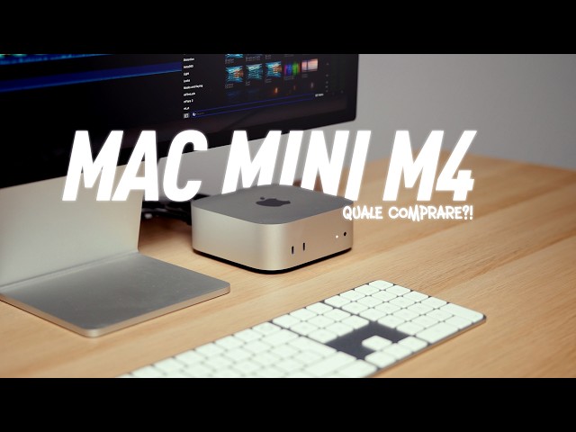 MAC MINI M4: Quale COMPRARE per FOTO/VIDEO/GRAFICA?!