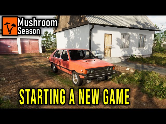 MUSHROOM PICKING SIMULATOR - START OF A NEW GAME (GAME SIMILAR TO MY SUMMER CAR?) - Mushrooms Season