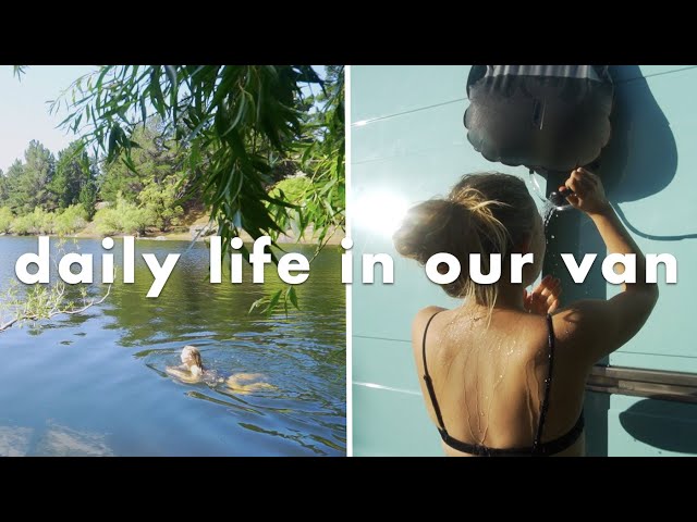 everyday life in our van + how we shower 🚿 | VAN LIFE NZ