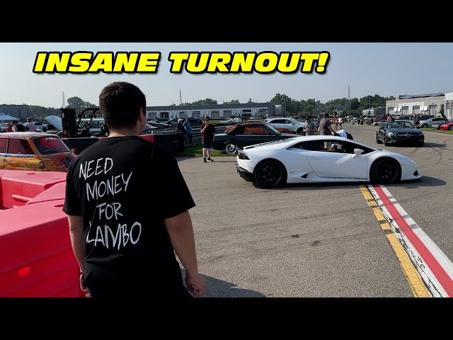 We went to the biggest cars and coffee in Michigan