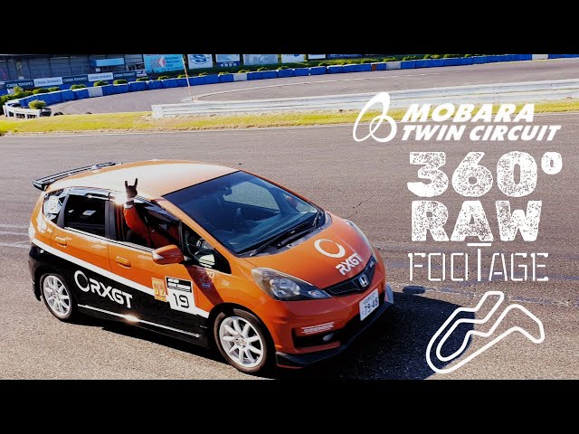 Honda Fit RS at Mobara Twin Circuit (RAW 360 Footage)