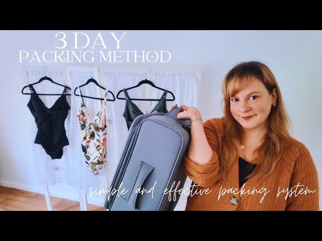 The Only Packing Method You'll Ever Need ✈️ Minimal & Effortless Travel