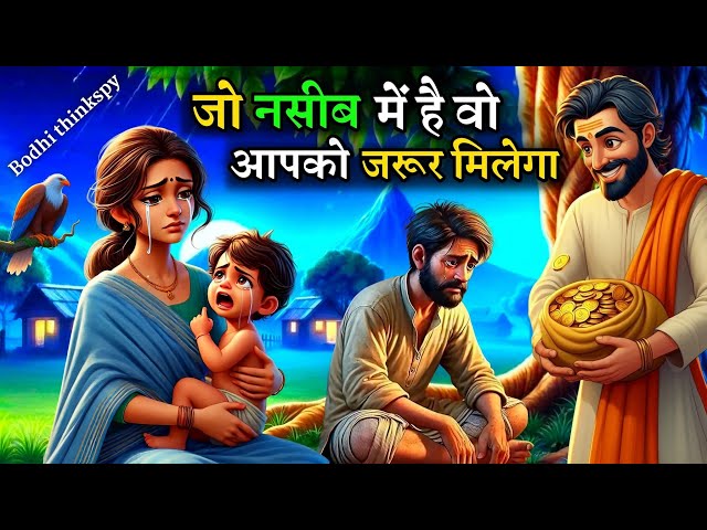 इंसान की किस्मत कब बदलती है- Life Changing Motivational Story | Hindi story | Bodhi thinkspy