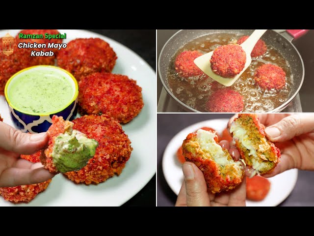 New Chicken Kabab Recipe | Easy & Juicy Chicken Mayo Kabab | Ramzan Special Iftar 2025