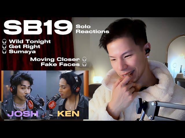 SB19 Solo Reactions Part 01 | Josh x Ken | #ubebekeso BASEMENT FLOODED