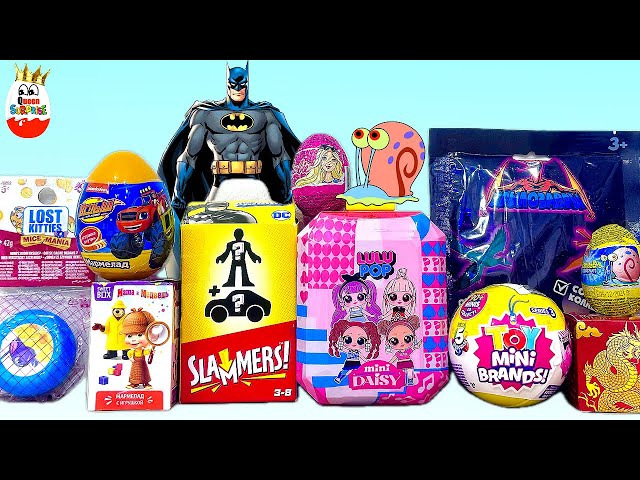 SURPRISE MIX! LULU POP, TOY MINI BRANDS, LOST Kitties, BATMAN, Masha and the Bear, Surprise unboxing