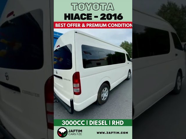 Toyota HiAce Van Automatic Transmission | 2016 | 3000cc Diesel Engine | JAFTIM CARS