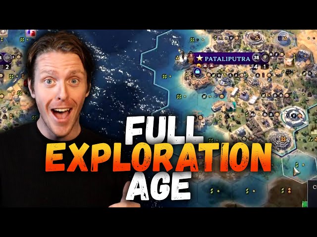 Full Civilization 7 EXPLORATION AGE Gameplay!