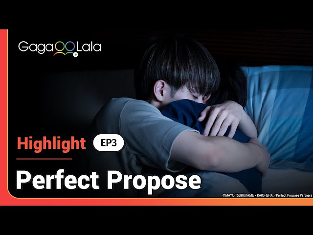 Kai confesses to Hiro while cuddling in bed in Japanese BL "Perfect Propose" 🥺🥰