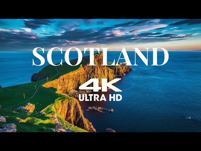 Scotland 4K Ultra HD 60fps By Drone Nature's Beauty & Relaxing Chill Music