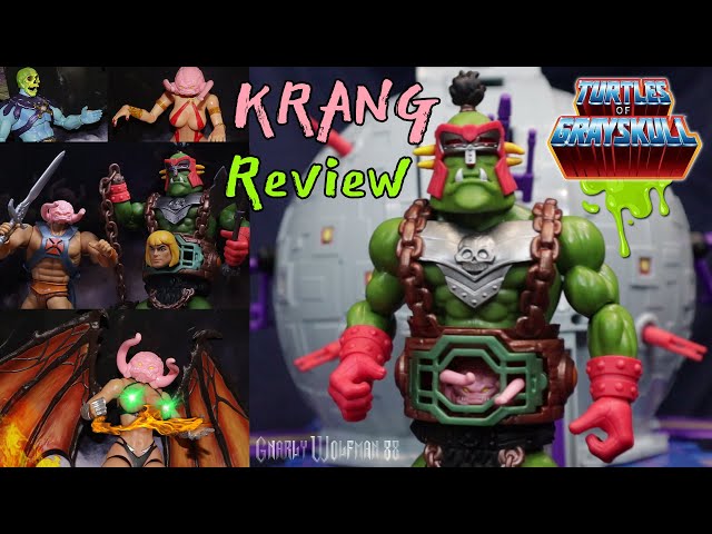 Turtles of Grayskull Krang REVIEW | MOTU Origins x TMNT