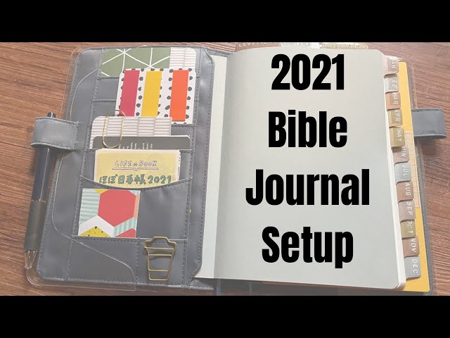 2021 Stalogy 365 Setup A5 Bible Study Journal