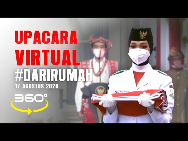 MARCHING BAND LAGU INDONESIA RAYA + SUBTITLE❗UPACARA KEMERDEKAAN VIRTUAL 360° By ARTBIZ