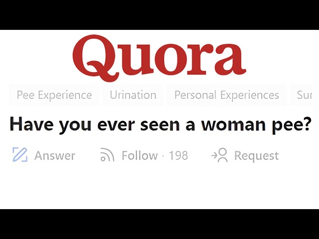 WILD Quora Questions...