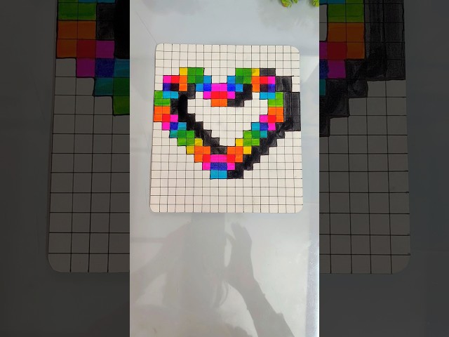 Pixel art.#shortsvideo #shorts #trending #ytshorts #trending #youtubeshorts #diy #art #craft