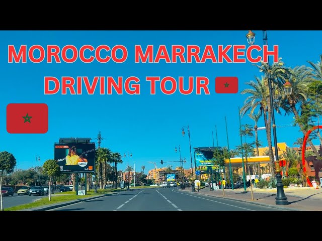 DRIVING IN MOROCCO MARRAKECH 🇲🇦🇲🇦