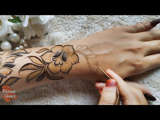 Trending Full Hand Dubai Gulf Mehndi Design for Eid 2025 | Henna Design for EID | Henna Fever