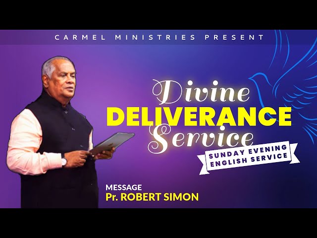 Replay | Pr. Robert Simon | Sunday Evening English Service - Divine Deliverance Meeting | 24112024