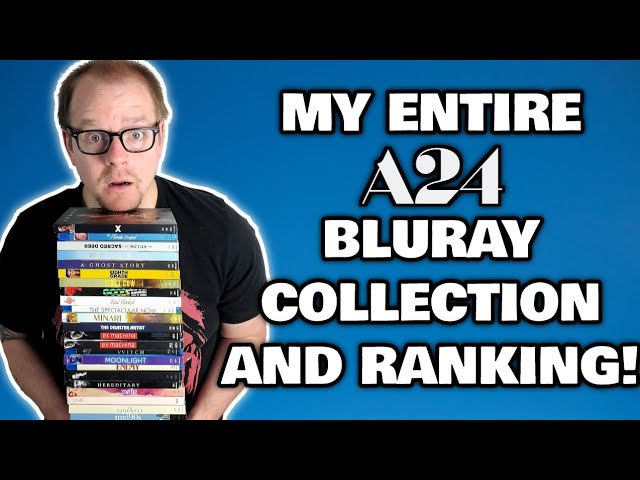 A24 BLURAY COLLECTION AND RANKING!