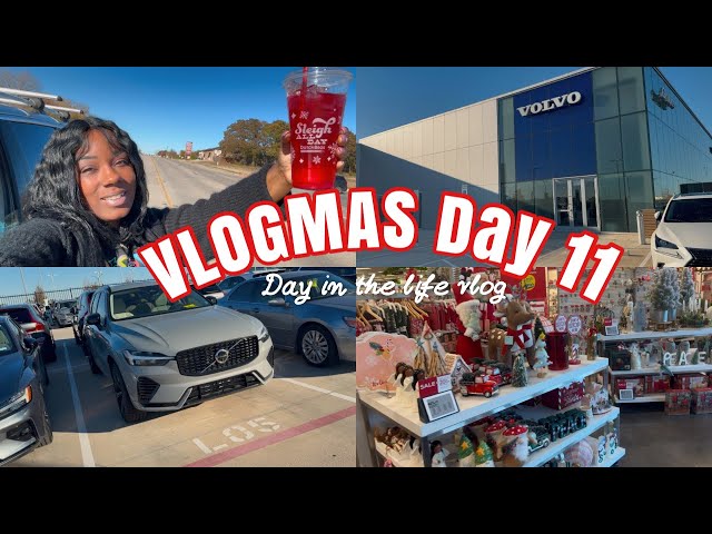 VLOGMAS DAY 11 🚗 NEW CAR SHOPPING TEST DRIVING 2025 VOLVO XC90 | DAY IN THE LIFE | KOHLS  & MORE