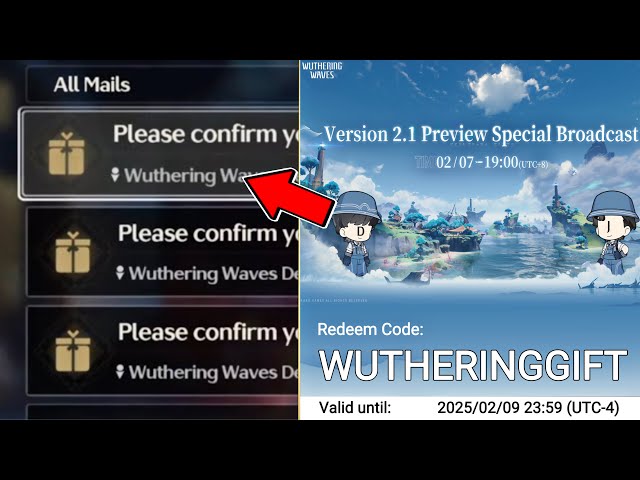 ✅OFFICIAL!! REDEEM CODES for 300 ASTRITES And 2.1 LIVESTREAM DATE – Wuthering Waves