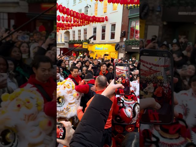 🧧🐍Chinese New Year 2025, London - Amazing Lion Dance 🦁🦁🦁