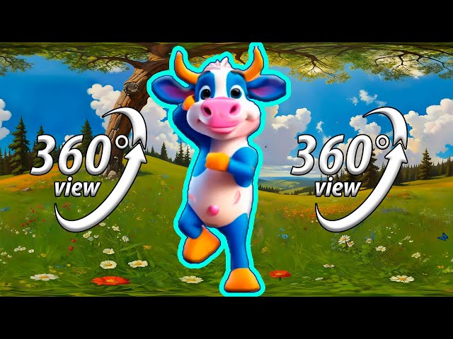 🔥360ºVR Dance Till You Laugh: Cows with Incredible Moves!