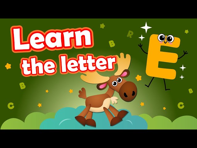 Learn the letter "E" with Bini Bambini