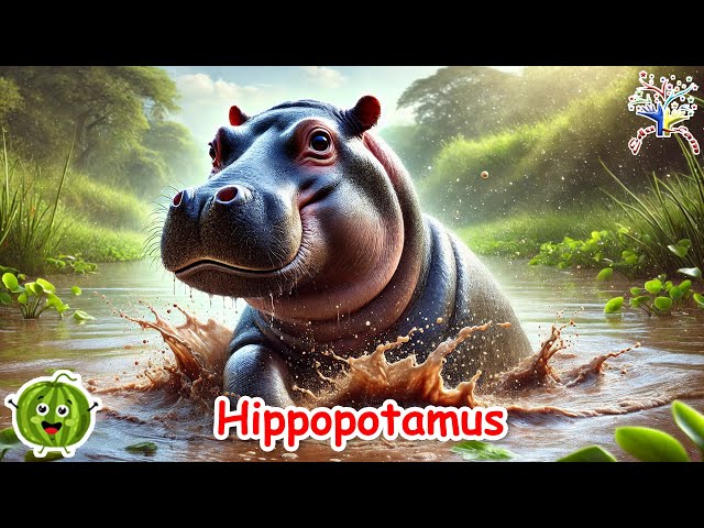 The Animal | Hippopotamus | Science for Kids | Best Learning Videos For Kids |  EduFam ~