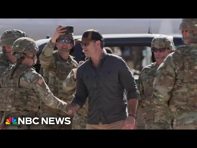 Hegseth meets with troops at Southern border in New Mexico