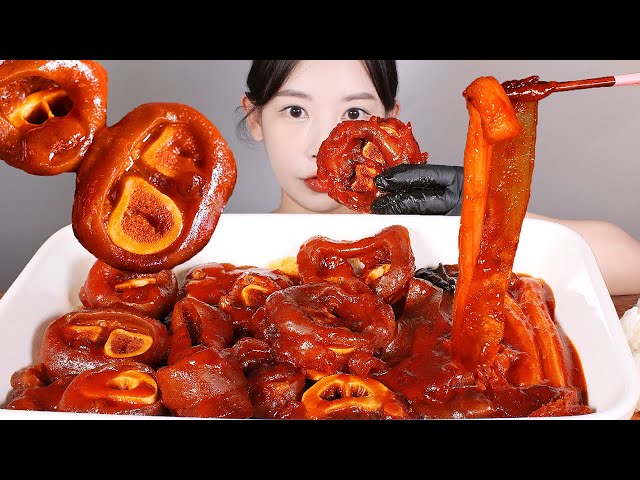 Spicy Braised Beef Feet 🐮🦶🔥 [eating show] mukbang korean food