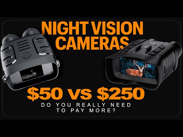 Cheap Night Vision Goggles VS A Good Night Vision Camera - Seemor 200 VS A Low-Cost Night Vision Cam