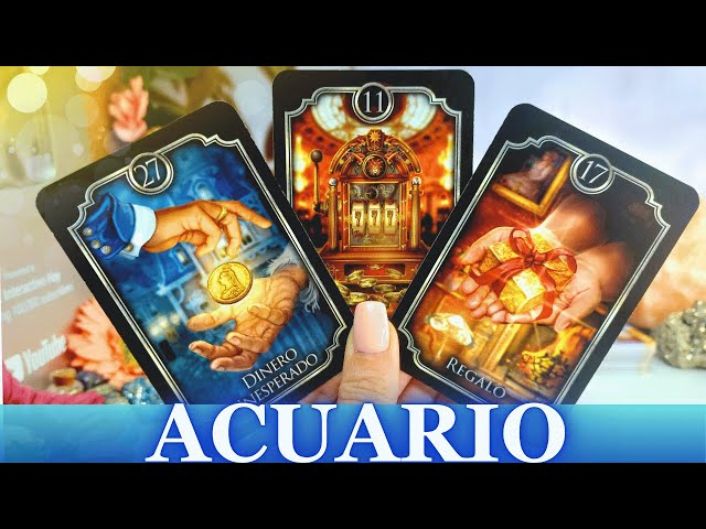 ACUARIO♒ALGUIEN FALLECE⚰️CAMBIA TU SUERTE🍀ENCUENTRAS EL AMOR❤️