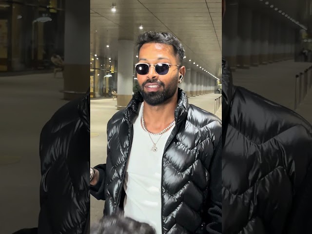 Hardik Pandya’s Cool and Casual Airport Look | Style Meets Comfort!