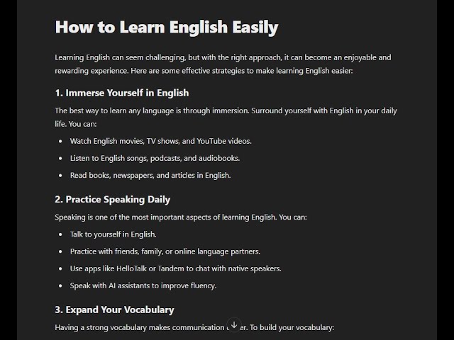 How to Learn English Easily, It become enjoyable to make learning English easier.