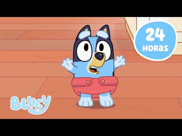 🔴EN VIVO: S1, S2, S3 Episodios completos de Bluey 💙  | 24 HORAS | Bluey Español Canal Oficial