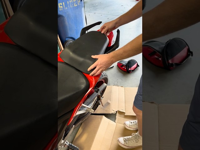 How to get into locked Honda CB500F Sport Bike seat. Without a key