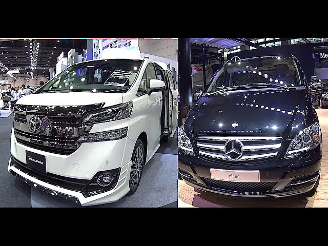 RV, recreational vehicle Toyota Vellfire VS Mercedes Sprinter, Vito, Viano, luxury VAN Motorhome