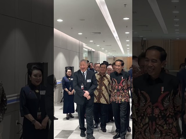 Jokowi, Prabowo, Aguan, Franky Wijaya, dan Anthony Salim Jalan Bareng #shortvideo #viral #trending