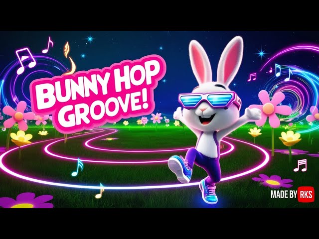 "Bunny Hop Groove - Fun Dance for Kids | Hop Along and Wiggle!"