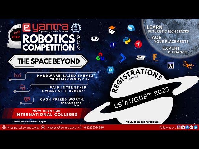 e-Yantra Robotics Competition 2023 24 | The Space Beyond | Launch Film | IIT Bombay